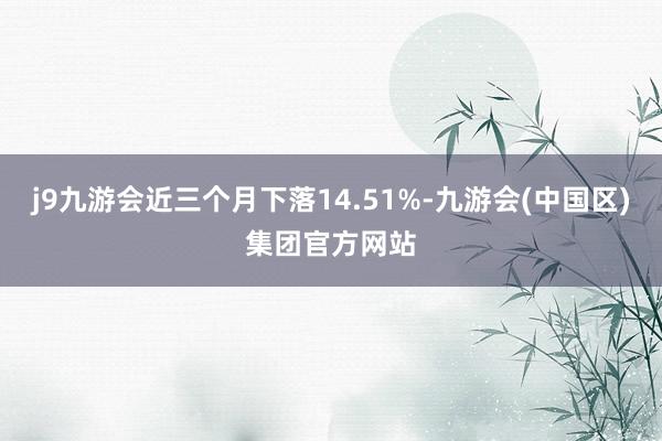 j9九游会近三个月下落14.51%-九游会(中国区)集团官方网站