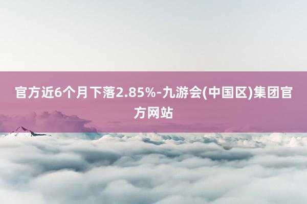 官方近6个月下落2.85%-九游会(中国区)集团官方网站